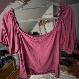American Eagle Soft Magenta / Mauve Top